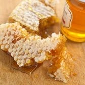 Honey in a jar and a Honeycomb